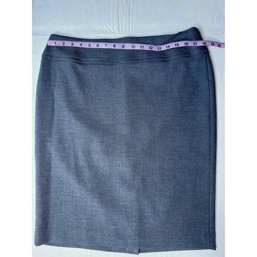 Talbots Womens Gray Pencil Skirt Size 12 Lined Stretch Career Professional NWT